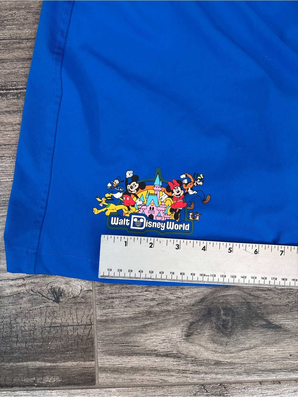 Disney Royal Blue Mini Skort with Character Patch kids sz:M preowned 183# - Picture 10 of 10